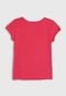 Camiseta Infantil Infantil GAP Logo Rosa - Marca GAP