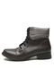 Bota Coturno DAFITI SHOES Lapela Marrom - Marca DAFITI SHOES