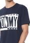 Camiseta Tommy Jeans Box Logo Azul-marinho - Marca Tommy Jeans