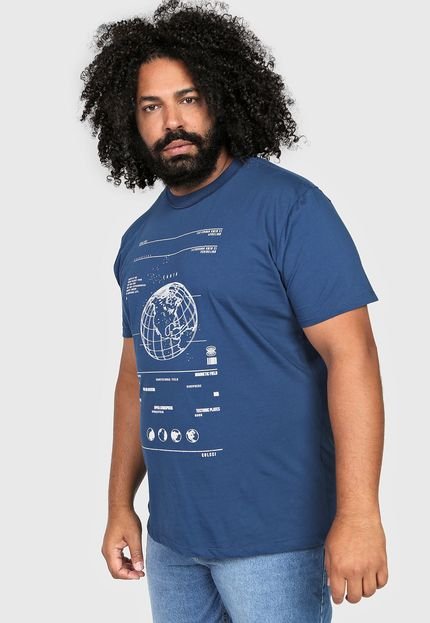 Camiseta Colcci Earth Azul - Marca Colcci