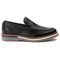 Sapato Iate Loafer Premium de Luxo Tratorado Couro Legítimo Preto - Marca Mr Light