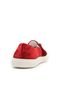 Slip On DAFITI SHOES Veludo Pedraria Vermelho - Marca DAFITI SHOES