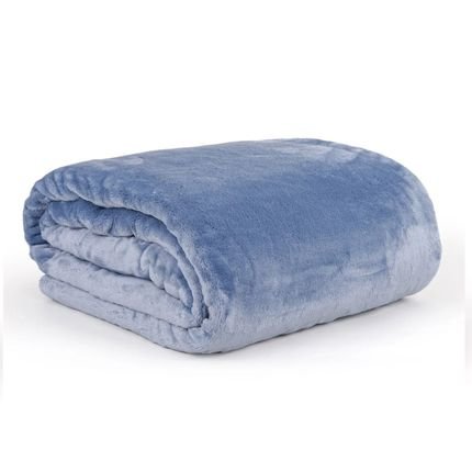 Cobertor Casal Soft Premium Naturalle Azul - Marca Naturalle Fashion