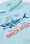 Blusa de Moletom GAP Infantil Tubarão Azul - Marca GAP