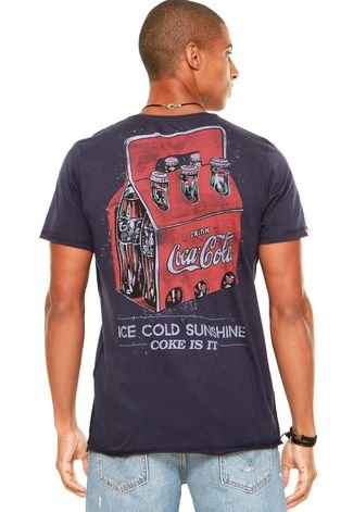 Camiseta Coca-Cola Jeans Regular Azul-Marinho
