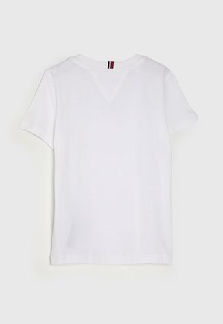 Camiseta Tommy Hilfiger Slim Logo Branca