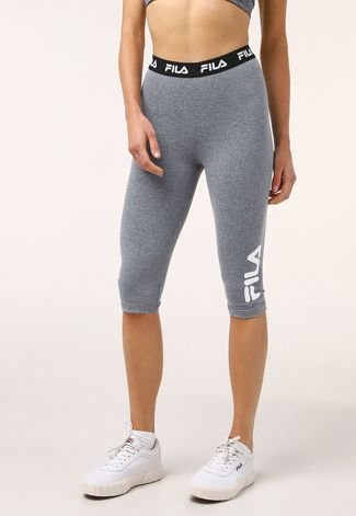 Legging Fila Logo Cinza - Compre Agora