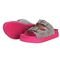 Papete Feminina Flatform Napa Pink e Strass Prata Lançamento - Marca Carolla Shoes