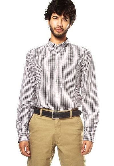 Camisa Blanca Gris Vinotinto Dockers Compra Ahora Dafiti Colombia