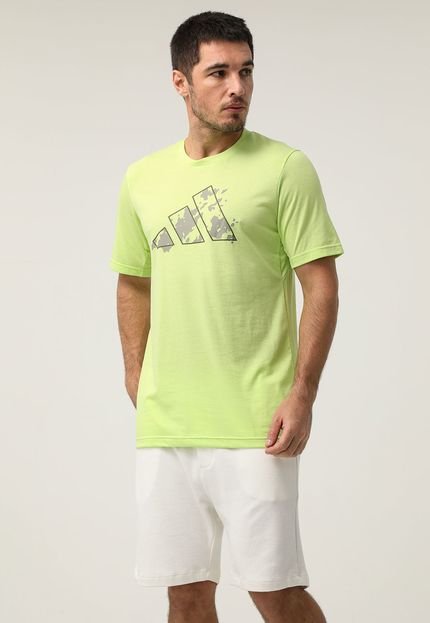 Camiseta adidas Performance Logo Verde - Marca adidas Performance