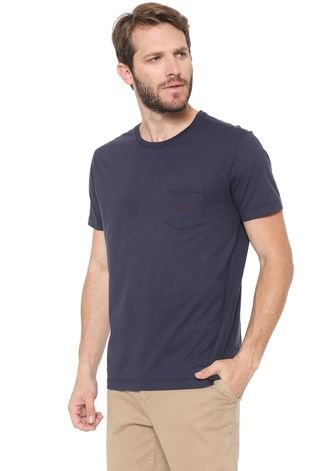 Camiseta Calvin Klein Bolso Azul-Marinho