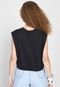 Blusa Forever 21 Muscle Tee Preta - Marca Forever 21