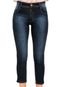 Calça Jeans Disparate Skinny Cropped Estonada Azul-marinho - Marca Disparate