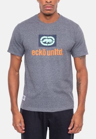 Camiseta Ecko Estampada Grafite Mescla
