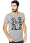 Camiseta FiveBlu Astros do Rock Cinza - Marca FiveBlu