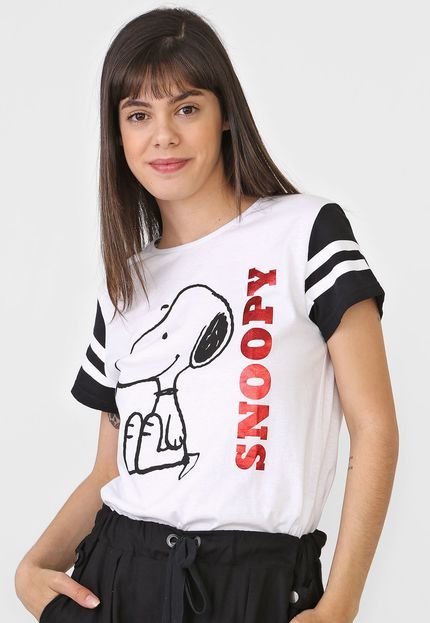 Blusa Snoopy Personagem Branca - Marca Snoopy