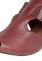 Sapato Usaflex Recortes Marrom - Marca Usaflex
