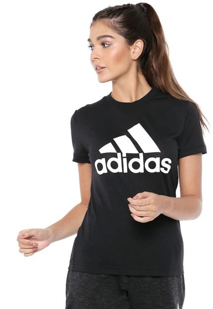 Camiseta adidas Performance W Mh Bos Tee Preta - Marca adidas Performance