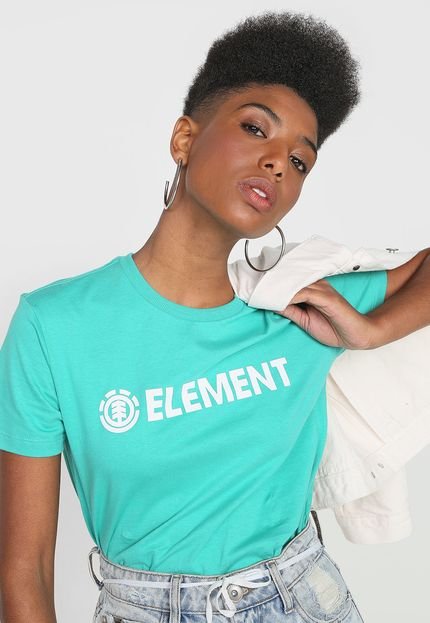 Camiseta Element Logo Verde - Marca Element