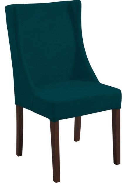 Cadeira Antonia  T1101 Cetim Verde Daf Azul Esverdeado - Marca Daf