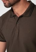 Camisa Polo Guess Triângulo Bordado - Marca Guess