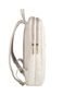Mochila de couro grande liso slim Patricia Off-white - Marca Andrea Vinci