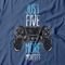 Camiseta Five More Minutes - Azul Genuíno - Marca Studio Geek 