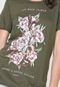 Camiseta Colcci Flores Verde - Marca Colcci