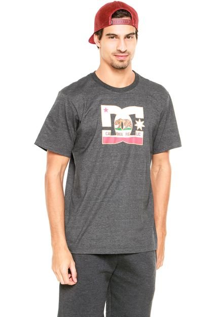 Camiseta DC Shoes Cali Athlete Cinza - Marca DC Shoes