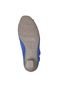 Peep Toe Lezard Azul - Marca Comfortflex