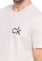 Camiseta Calvin Klein Bordada Rosa - Marca Calvin Klein