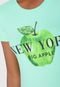 Blusa Malwee New York Big Apple Verde - Marca Malwee