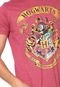 Camiseta Sideway Harry Potter Manga Curta Hogwarts Vermelha - Marca Sideway Harry Potter