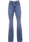 Calça Jeans Guess Flare Estonada Azul - Marca Guess