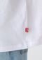 Camiseta Levis Reta Estampada Branca - Marca Levis