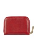 Carteira feminina de couro liso Kiara 10x13,5cm - Vermelho - Marca Andrea Vinci