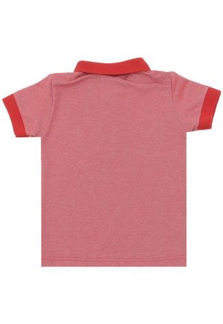 Camisa Polo Malwee Kids Menino Vermelha