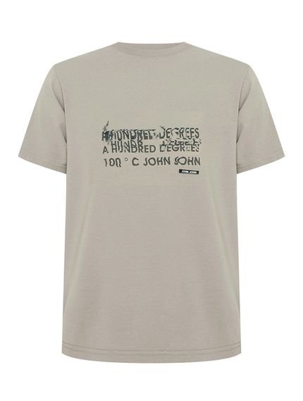 Camiseta John John Masculina Rx Hundred Degrees Cinza - Marca John John