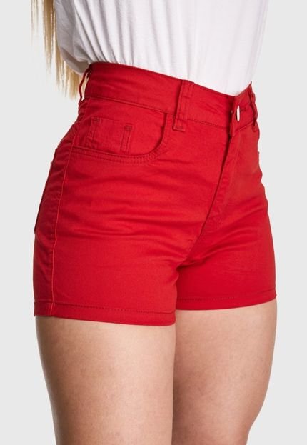 Short HNO Jeans Basic Verao Vermelho - Marca HNO Jeans