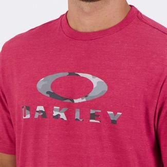 Camiseta Oakley Camo SS Vermelha