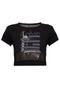 Blusa Calvin Klein Kids Cropped Preto - Marca Calvin Klein Kids