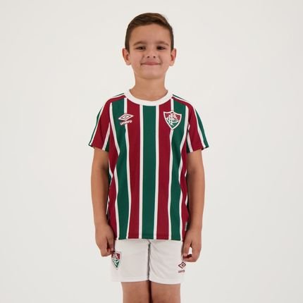 Kit Infantil Umbro Fluminense I 2022 - Marca Umbro
