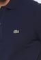 Camisa Polo Lacoste Slim Tag Azul-Marinho - Marca Lacoste