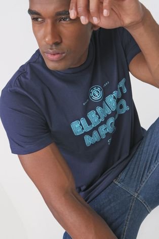 Camiseta Element Bridger Azul-Marinho