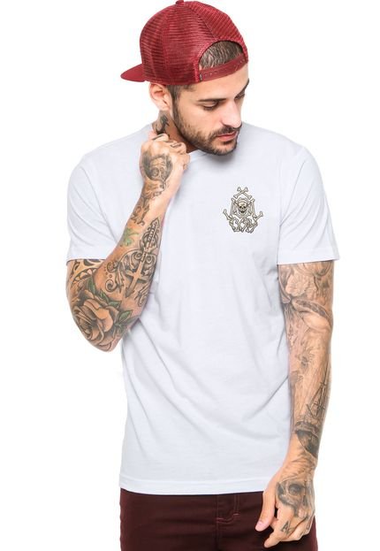 Camiseta Manga Curta Volcom Slim Tall Boy Branca - Marca Volcom