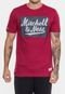 Camiseta Mitchell & Ness Masculina Estampada Bordo - Marca Mitchell & Ness