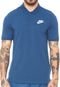Camiseta Nike Sportswear Reta M Nsw Ce Polo Match Azul - Marca Nike Sportswear