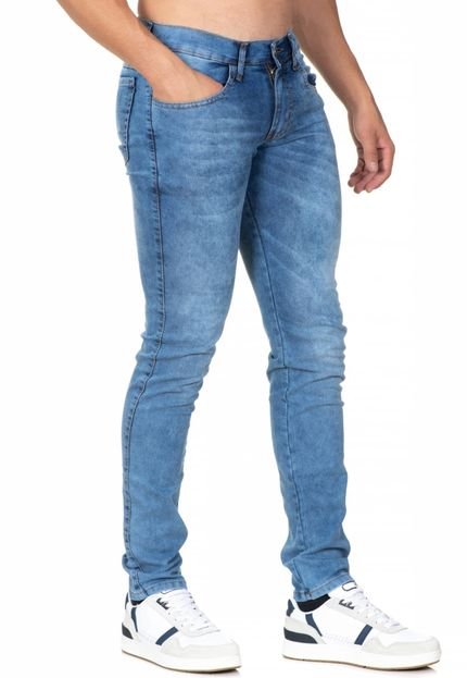 Calça Jeans Masculina Marmorizada skinny Com Elastano Memorize Jeans - Marca Memorize Jeans