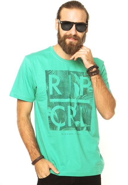 Camiseta Rip Curl Paradise Type Art Verde - Marca Rip Curl