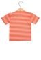 Camiseta Kiko Listrada Infantil Laranja - Marca Kiko